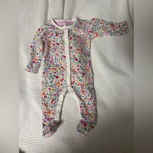 Joules Multicolor Floral Kids Footie